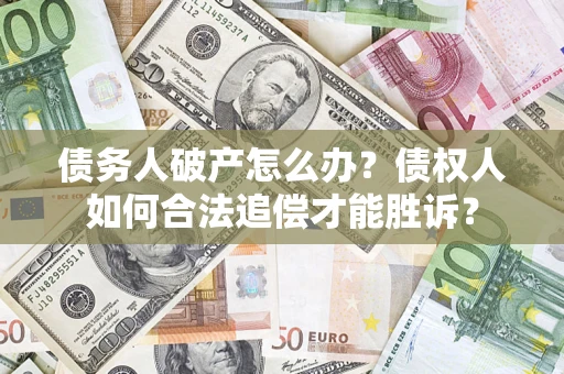 济南债务人破产怎么办？债权人如何合法追偿才能胜诉？