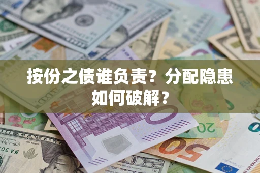 济南按份之债谁负责？分配隐患如何破解？