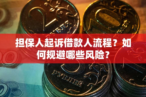 济南担保人起诉借款人流程？如何规避哪些风险？