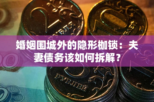 济南婚姻围城外的隐形枷锁：夫妻债务该如何拆解？